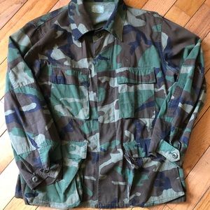 Men’s Vintage Camo Army Surplus Jacket